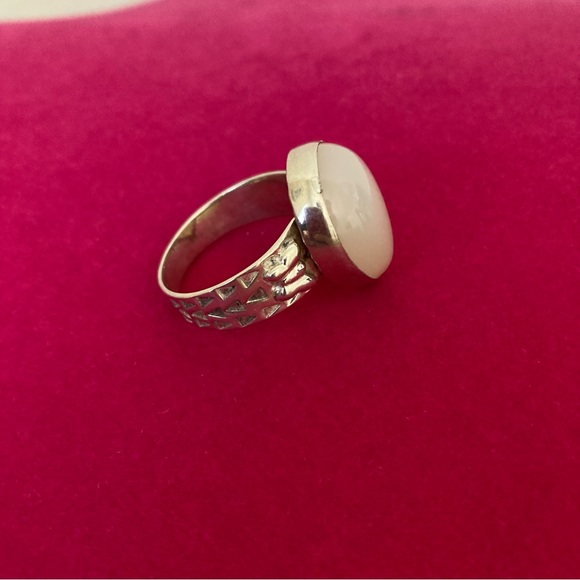 Amy Kahn Russell Moonstone 925 Silver Ring - Picture 3 of 11